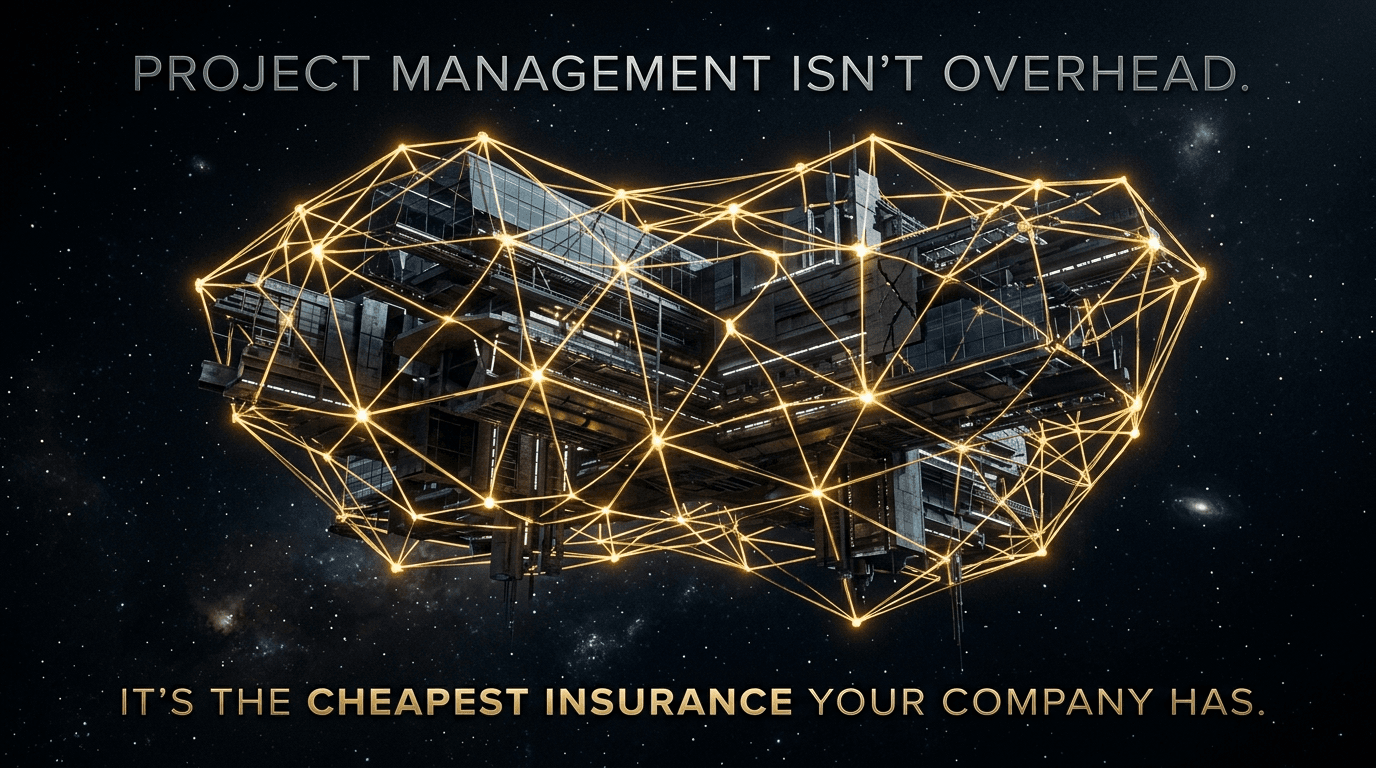 Project Management Isn't Overhead. It's the Cheapest Insurance Your Company Has